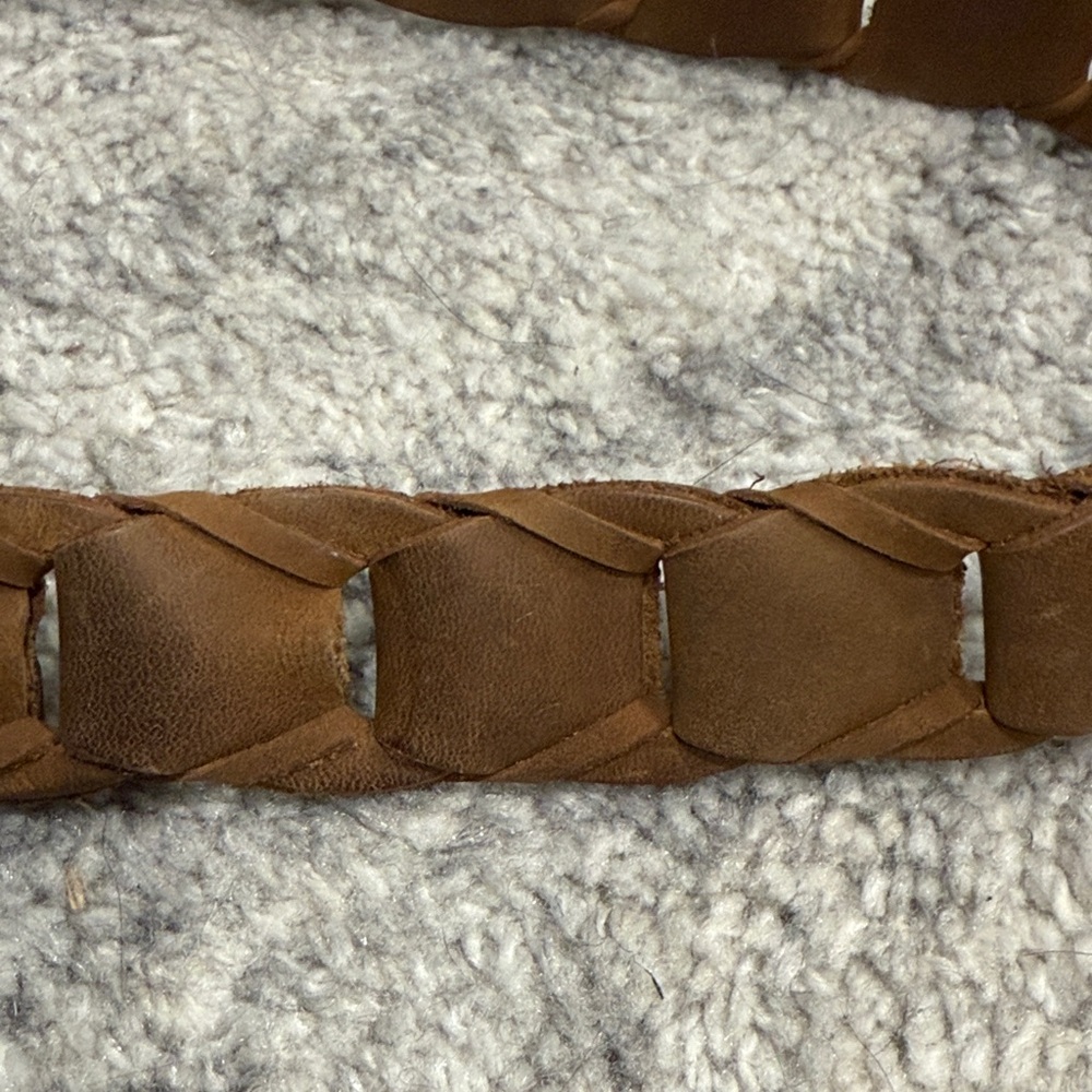 Levi Strauss & Co S.F. CAL VINTAGE Leather Western Belt - Picture 5 of 5